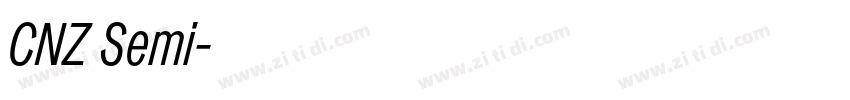 CNZ Semi字体转换